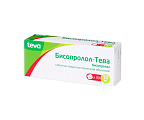 Купить бисопролол-тева, таблетки, покрытые пленочной оболочкой 10мг, 30 шт в Ваде