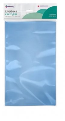 Купить клеенка подкладная, с пвх покрытием клинса 1,4х2м голубая в Ваде