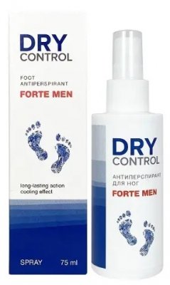 Купить dry сontrol forte men (драй контрол) антиперспирант-спрей для мужчин, 75мл в Ваде