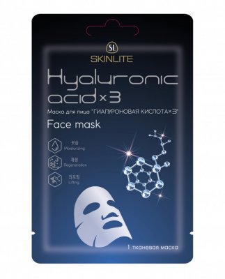 Купить skinlite (скинлайт) маска для лица гиалуроновая кислота х3, 1 шт в Ваде