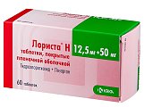 Купить лориста н, таблетки, покрытые оболочкой 12,5мг+ 50мг, 60 шт в Ваде