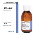 Купить депакин, сироп 57,64мг/мл, флакон 150мл в Ваде