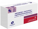 Купить амлодипин+валсартан+гидрохлоротиазид канон, таблетки покрытые пленочной оболочкой 5мг+160мг+12.5мг 30 шт. в Ваде