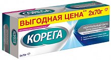 Купить корега крем для фиксации зубных протезов нейтральный вкус 70г, 2 шт в Ваде