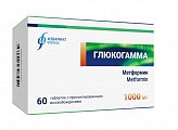 Купить глюкогамма, таблетки с пролонгированным высвобождением 1000 мг, 60 шт в Ваде