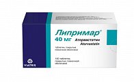 Купить липримар, таблетки покрытые пленочной оболочкой 40 мг, 100 шт в Ваде