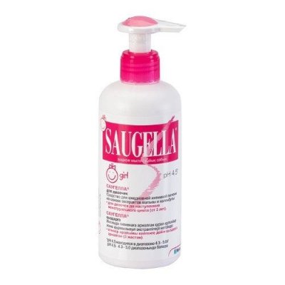 Купить saugella (саугелла) средство для интимной гигиены для девочек с 3 лет girl, 250мл в Ваде