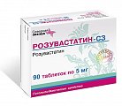 Купить розувастатин-сз, таблетки, покрытые пленочной оболочкой 5мг, 90 шт в Ваде