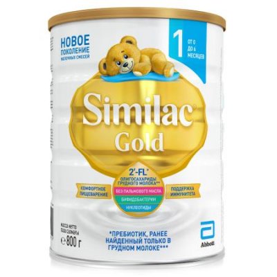Купить симилак (similac) 1 gold, смесь молочная 800г в Ваде