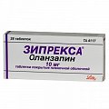 Купить зипрекса, таблетки, покрытые пленочной оболочкой 10мг, 28 шт в Ваде
