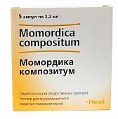 Купить момордика композитум, раствор для внутримышечного введения гомеопатический 2,2мл, ампулы 5шт в Ваде