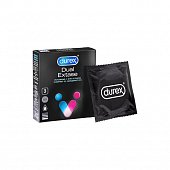 Купить durex (дюрекс) презервативы dual extase 3шт в Ваде
