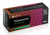 Купить розувастатин медисорб, таблетки, покрытые пленочной оболочкой 10мг, 90 шт в Ваде