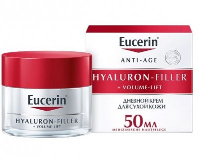 Купить эуцерин (eucerin hyaluron-filler+volume-lift (эуцерин) крем для лица для сухой кожи дневной, 50 мл в Ваде