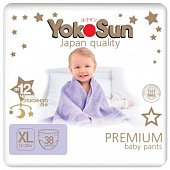 Купить yokosun premium (йокосан) подгузники-трусики размер xl (12-20кг) 38шт в Ваде