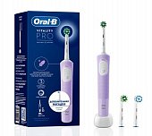 Купить oral-b (орал-би) электрическая зубная щетка vitality pro тип 3708 с зарядным устр., тип 3757, сиреневый с насадкой sensitive clean eb60 в Ваде