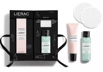 Купить lierac (лиерак) hydragenist набор крем для контура глаз увлажняющий, 15мл+мицеллярная вода, 50мл в Ваде