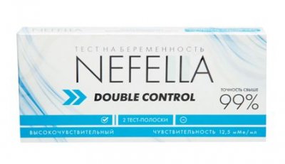 Купить тест для определения беременности nefella высокочувствительный, 2 шт в Ваде