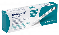 Купить семавик, раствор для подкожного введения 0,25/0,5/1 мг/доза, шприц-ручка 3мл в комплекте с иглами - 9шт в Ваде