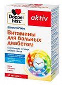 Купить doppelherz activ (доппельгерц) витамины для больных диабетом, таблетки 30 шт бад в Ваде