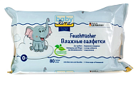 Купить babyline (бэбилайн) салфетки влажные 80 шт в Ваде