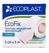 Купить ecoplast ecoplast медицинский фиксирующий тканый 5см х 5м в Ваде