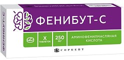 Купить фенибут-с, таблетки 250мг, 30 шт в Ваде