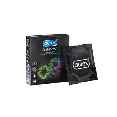 Купить durex (дюрекс) презервативы infinity гладкие с анестетиком (вариант 2) 3шт в Ваде