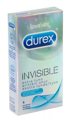 Купить durex (дюрекс) презервативы invisible, 6 шт в Ваде