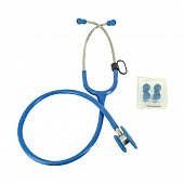 Купить стетоскоп amrus (амрус) 04-ам511 delux медицинский двухсторонний педиатрический, синий в Ваде