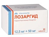 Купить лозаргид, таблетки, покрытые пленочной оболочкой 12,5мг+50мг, 90 шт в Ваде