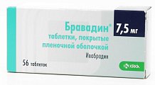 Купить бравадин, таблетки, покрытые пленочной оболочкой 7,5мг, 56 шт в Ваде