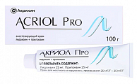Купить акриол про, крем для местного и наружного применения 2,5%+2,5%, туба 100г в Ваде