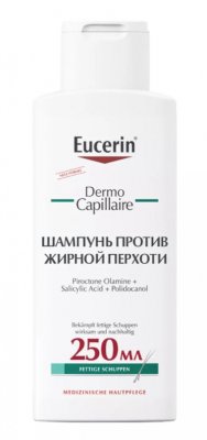 Купить eucerin dermo capillaire (эуцерин) шампунь-гель против перхоти 250 мл в Ваде