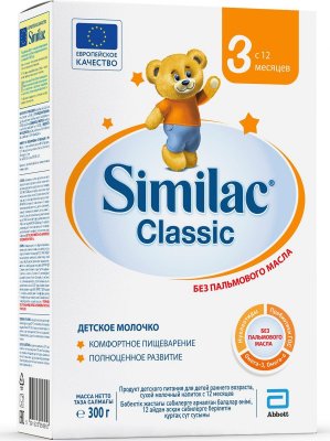 Купить симилак (similac) 3 классик смесь детское молочко, 300г в Ваде