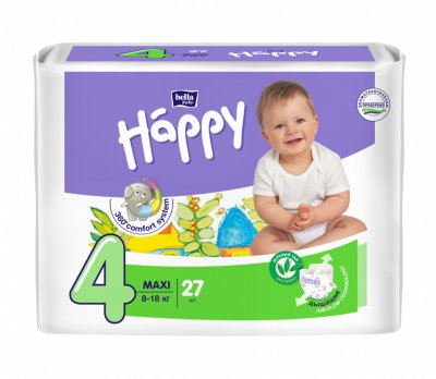 Купить bella baby happy (белла) подгузники 4 макси 8-18кг 27 шт в Ваде