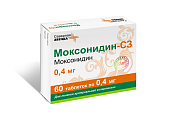 Купить моксонидин-сз, таблетки, покрытые пленочной оболочкой 0,4мг, 60 шт в Ваде