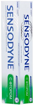Купить сенсодин (sensodyne) зубная паста фтор, 50мл (глаксосмиткляйн, соединенное королевство великобритании и северной ирландии) в Ваде