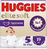 Купить huggies (хаггис) трусики elitesoft 5, 13-17кг 19 шт в Ваде