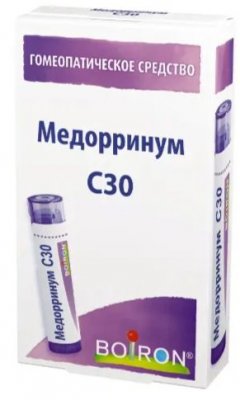 Купить медорринум с30 гомеопатические монокомпонентный препарат животного происхождения гранулы гомеопатические 4 гр  в Ваде