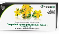 Купить зверобой продырявленный плюс лекра-сэт, фильтр-пакеты 1,5г 20шт бад в Ваде