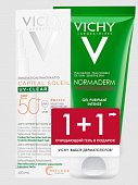Купить vichy (виши) набор для лица: capital soleil флюид солнцезащитный spf50+, 40мл + normaderm phytosolution гель, 50мл в Ваде