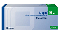 Купить аторис, таблетки, покрытые пленочной оболочкой 40мг, 30 шт в Ваде