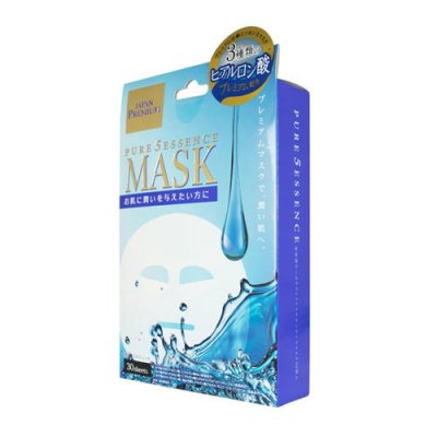 Купить japan gals (джапан галс) премиум маска для лица 3 вида гиалуроновая кислоты, 30 шт в Ваде