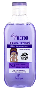 Флоресан (Floresan) Deep detox тоник матирующий, 300 мл