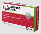 Купить эналаприл велфарм, таблетки 10мг, 20 шт  в Ваде