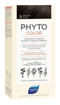 Купить фитосолба фитоколор (phytosolba phyto color) краска для волос оттенок 5 светлый шатен 50/50/12мл в Ваде