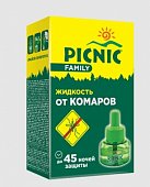 Купить picnic (пикник) family жидкость от комаров 45 ночей в Ваде