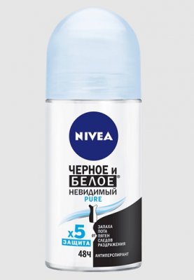 Купить nivea (нивея) дезодорант шариковый невидимая защита пюр, 50мл в Ваде