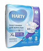 Купить харти (harty) подгузники для взрослых extra large р.xl, 10шт в Ваде